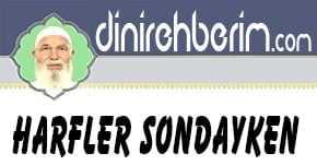 4- Harfler Sondayken