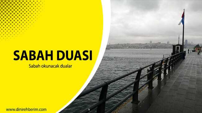 Sabah Okunacak Dua: Sabah Duası
